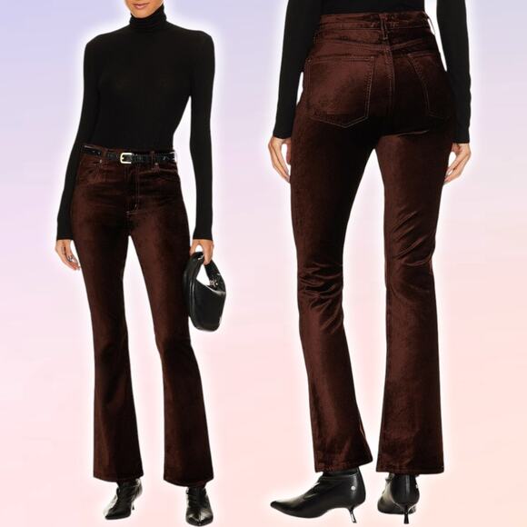 Agolde Pants - AGOLDE Nico High Rise Slim Boot Sz 23 Chocolate Milk